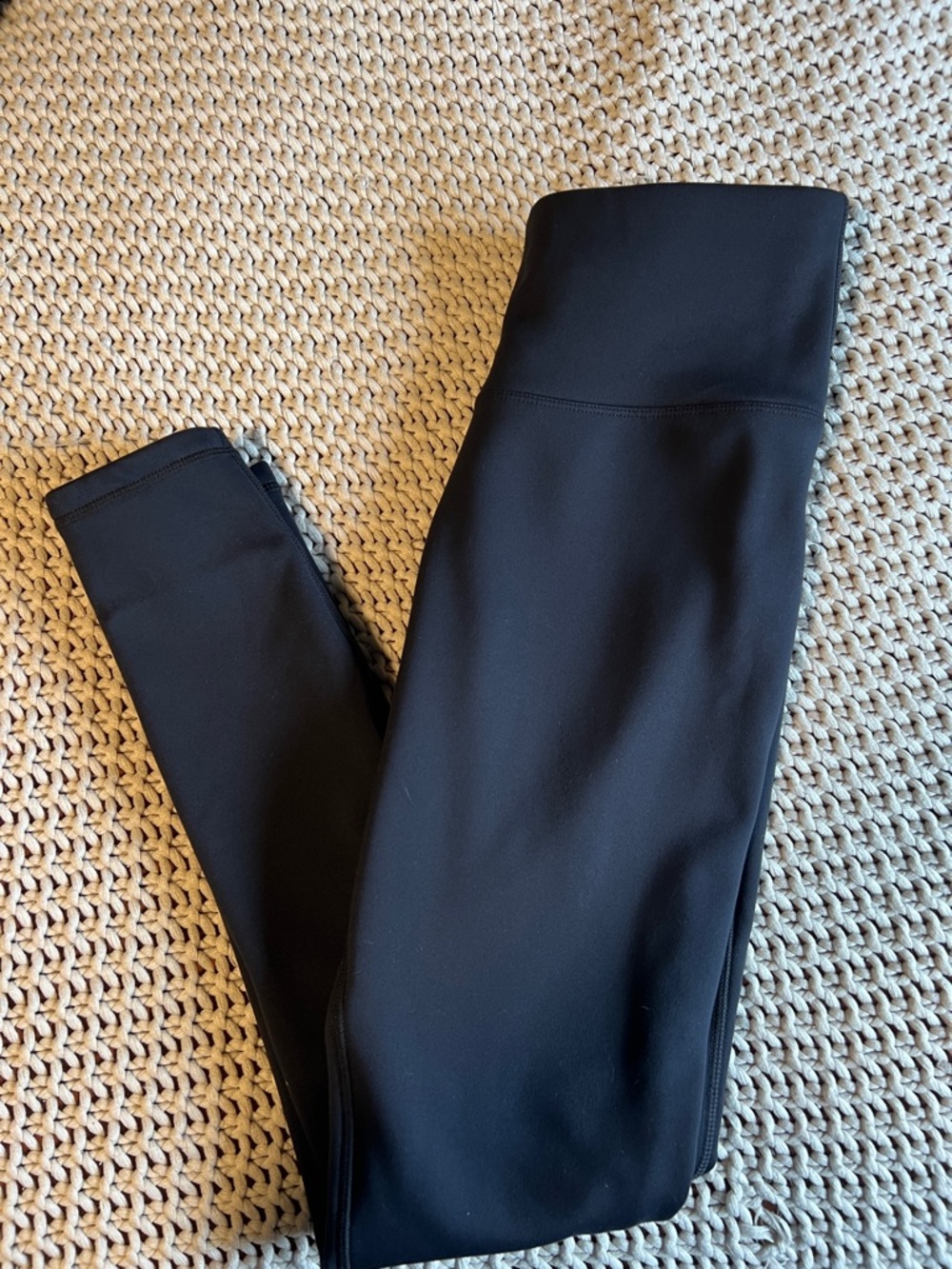 Born Primitive Solid Black High-Rise insulated Leggings